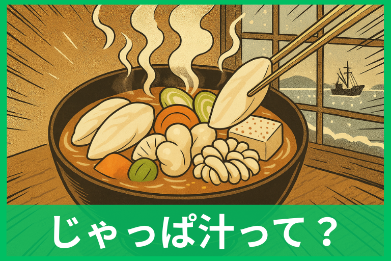 じゃっぱ汁の名前の由来と特徴 青森と秋田でどう違う？
