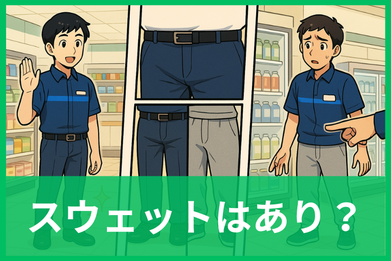 コンビニ店員はスウェットOK？現場ルールと清潔感の正解を解説