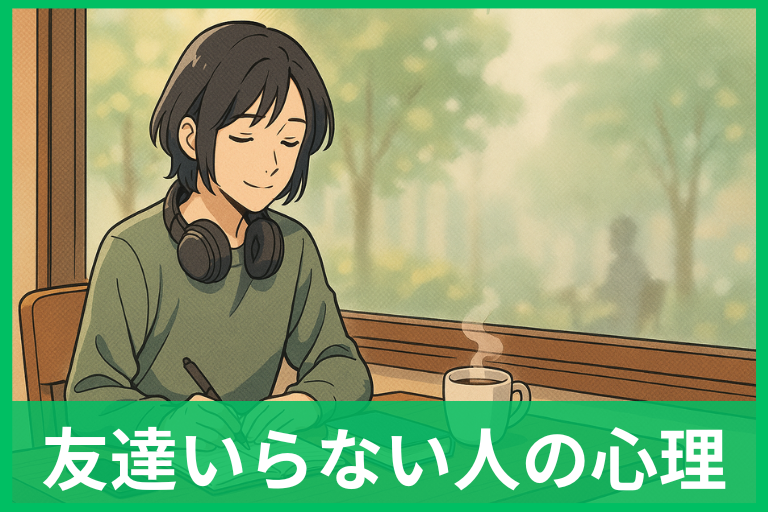 友達いらない人の心理と特徴 めんどくさい・疲れる理由とHSPの対処法