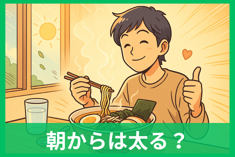 朝からラーメンは太る？太らない？これが太りにくい選び方と頻度の目安