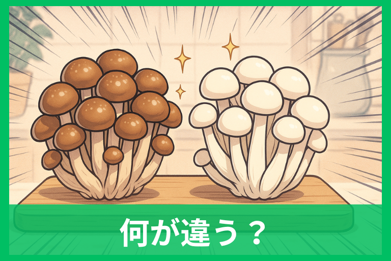 ぶなしめじ・しめじ・ブナピーの違い徹底比較 見分け方・味・栄養・保存まで