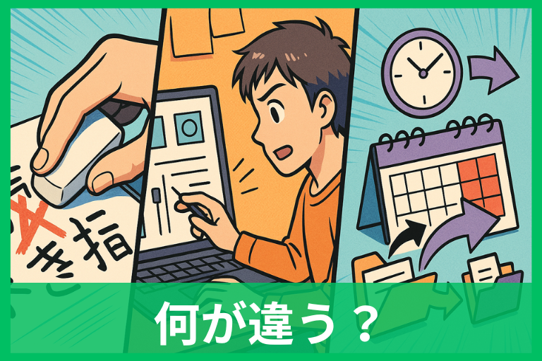 訂正・修正・変更の違いは？意味と実務での正しい使い方を徹底解説