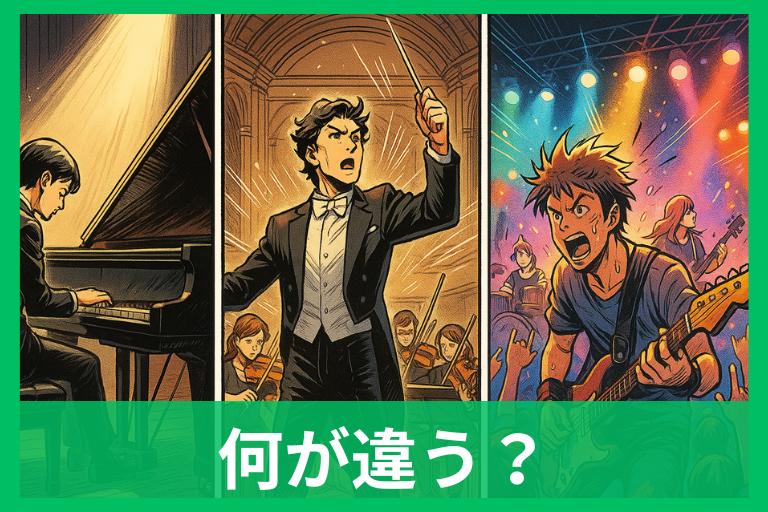リサイタル・コンサート・ライブは何が違う？意味・使い分け・選び方をやさしく解説