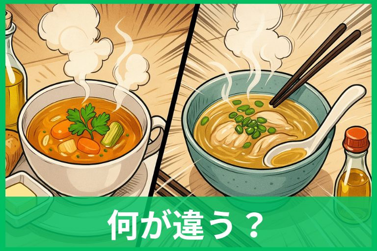 コンソメと鶏ガラの違い 味・使い分け・代用をやさしく解説