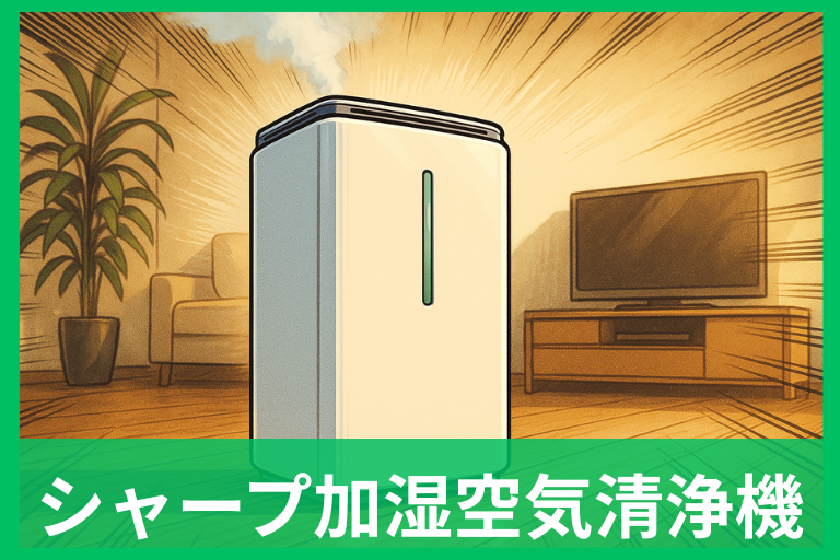 シャープ加湿空気清浄機KC-S50-Wの評判は本当？良い点・悪い点とKC-T50比較も