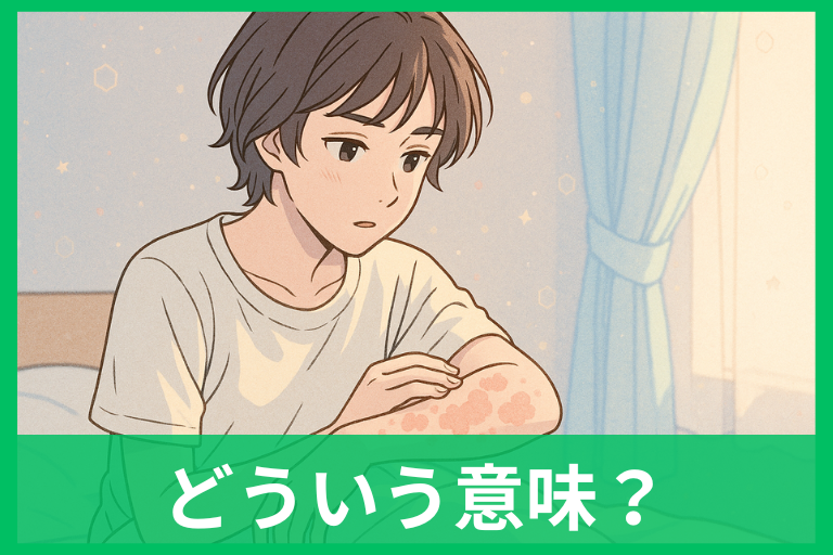 【夢占い】蕁麻疹の夢の意味を徹底仮説 部位・状況別の暗示と今すぐできる対処
