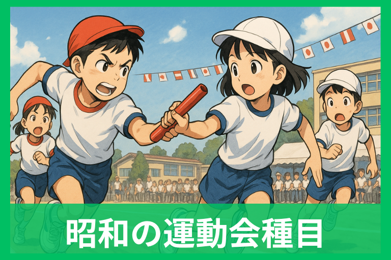 昭和の運動会種目一覧 懐かしい競技と今は消えた種目を徹底解説