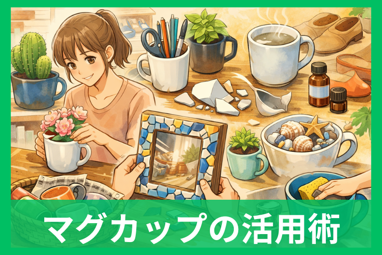 いらないマグカップ活用術まとめ 捨てる前に試す収納・植物・消臭アイデア