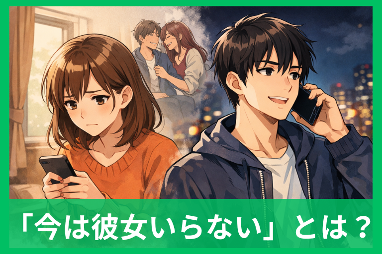 「今は彼女いらない」は脈あり？脈なし？男性心理と見極め方を行動で解説