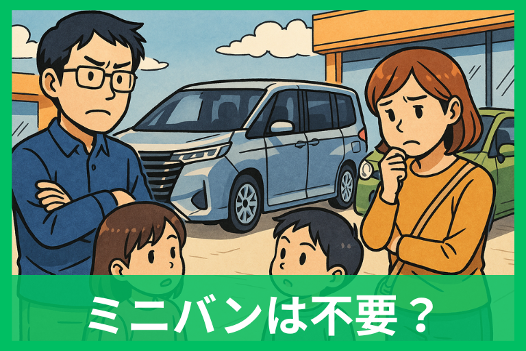 4人家族でミニバンはいらない?必要?買わない方が幸せな条件と車種選びのコツ