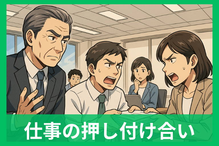 職場での仕事の押し付け合いは管理職が止める!責任の曖昧さを消してチームを回す方法