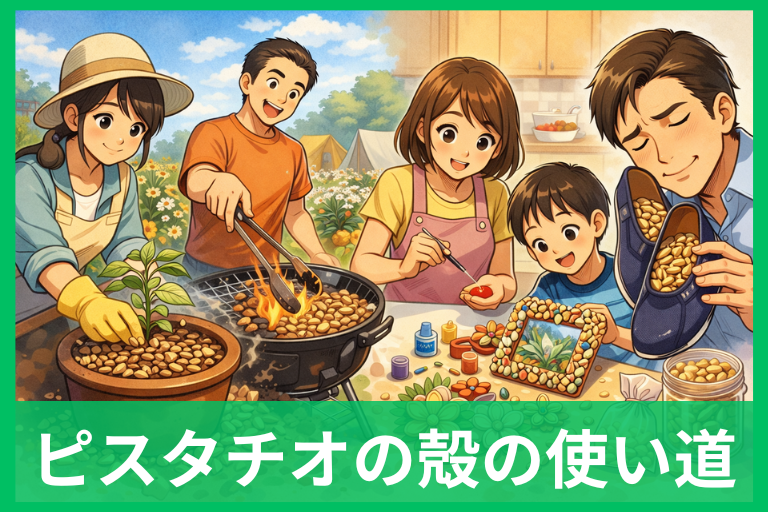 ピスタチオの殻の使い道まとめ 園芸・消臭・工作・火起こしまで