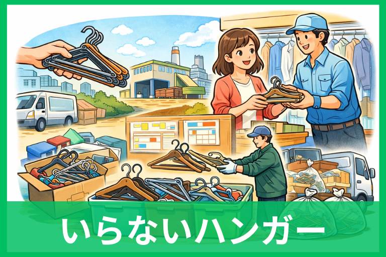 いらないハンガー回収はここが正解 無料で返す方法と捨て方を素材別に解説