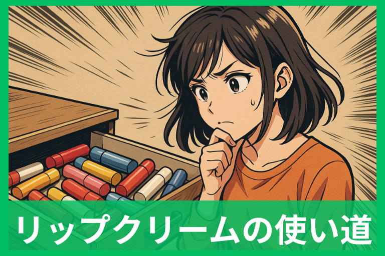 いらないリップクリームの使い道まとめ 期限切れの見分け方と捨て方まで