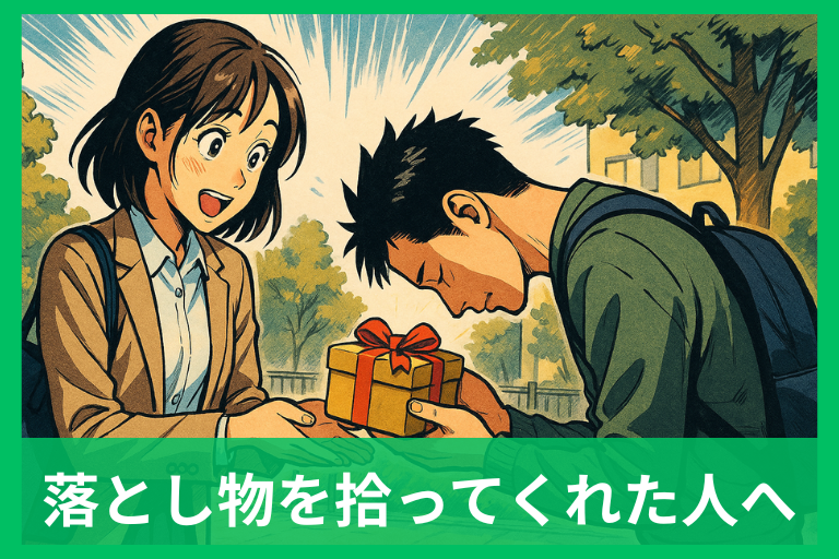 【保存版】落とし物を拾ってくれた人へのお礼マナー 菓子折りの選び方と相場