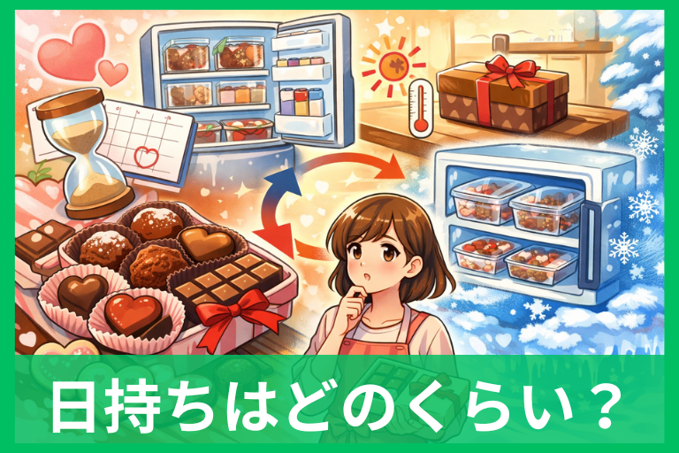 バレンタインのチョコは何日持つ？常温の境目と生チョコの期限をやさしく解説