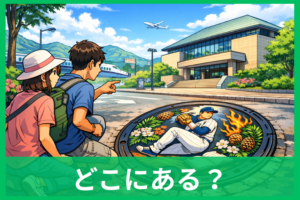 菊池雄星のマンホールの場所はどこ？盛岡・都南図書館前の行き方＆ARの楽しみ方