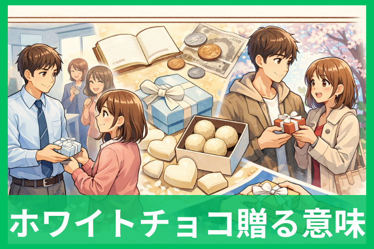 ホワイトデーにホワイトチョコを贈る意味は？「友達のまま」説の真相と誤解しない選び方