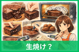 ガトーショコラが生焼けっぽいときの判断基準 食べても大丈夫か見分けるコツ