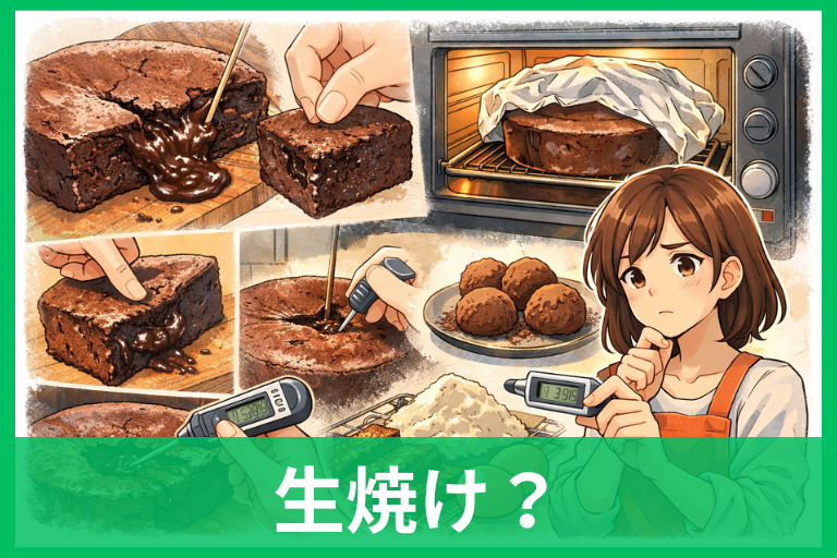 ガトーショコラが生焼けっぽいときの判断基準 食べても大丈夫か見分けるコツ