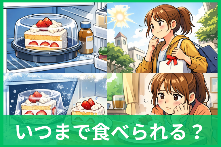 ショートケーキの日持ち いつまで食べられる？保存のコツと見極めの基準