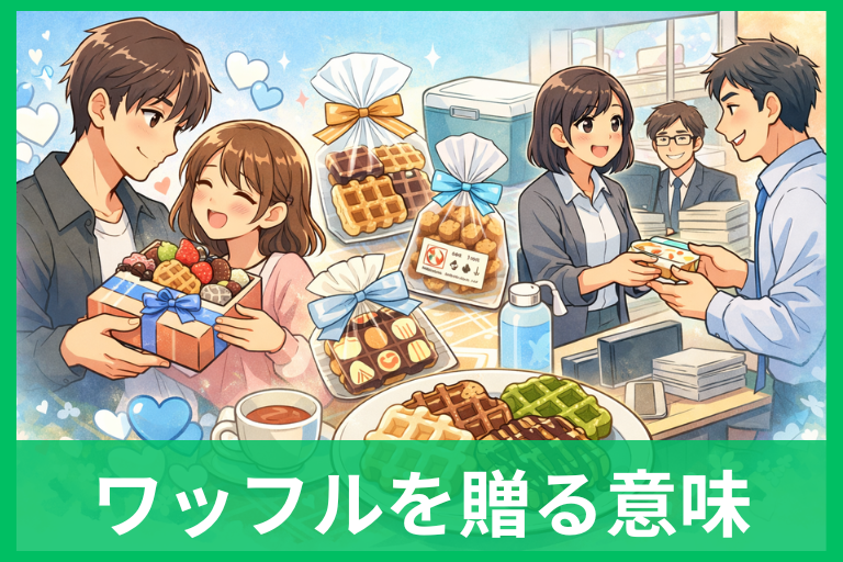 ホワイトデーにワッフルを贈る意味は？「意味がない」って本当？本命・義理で失敗しない選び方