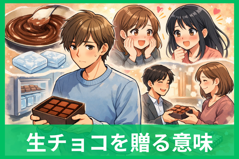 ホワイトデーの生チョコに意味はある？「現状維持」説の真相と誤解されないお返しの選び方