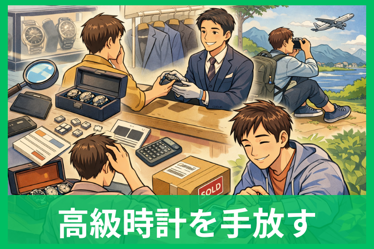 高級腕時計を手放したくなった人へ後悔しない判断と身軽になる現実的な方法を解説