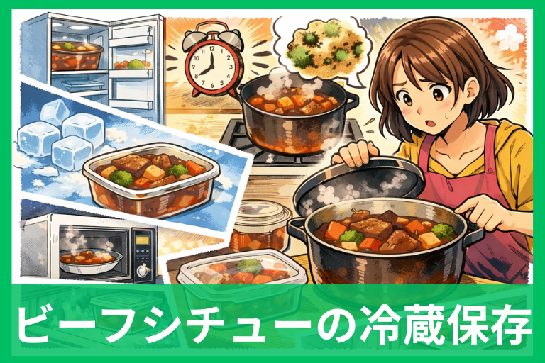 ビーフシチューは冷蔵で何日？食べていい目安と安全な冷まし方をやさしく解説