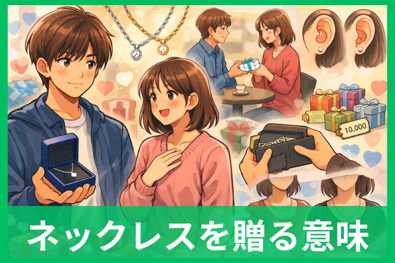 ホワイトデーにネックレスを贈る意味とは?気まずさを避けて喜ばれる選び方