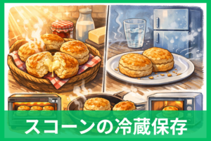 スコーンは冷蔵庫に入れると固くなる？おいしく保つ保存と温め直しのコツ
