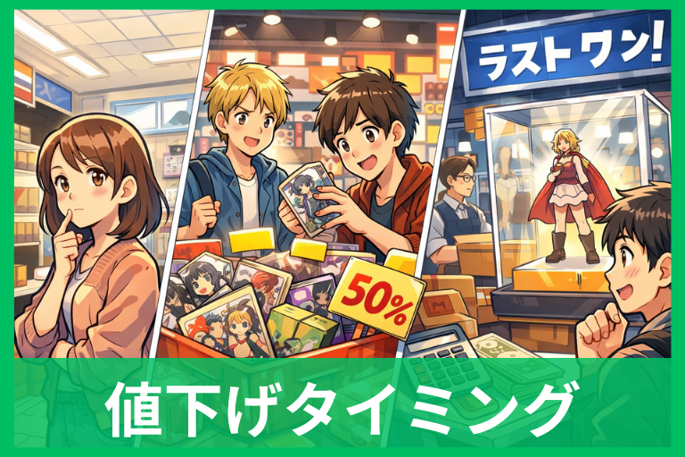 一番くじの値下げタイミングはいつ？半額・100円を狙うコツ