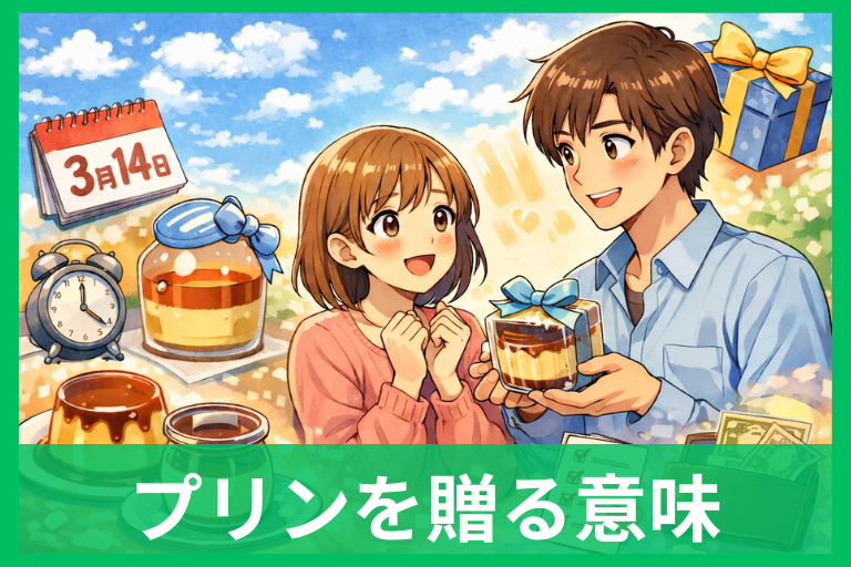 ホワイトデーにプリンを贈る意味は？無難で喜ばれる理由と相手別の選び方・渡し方ガイド