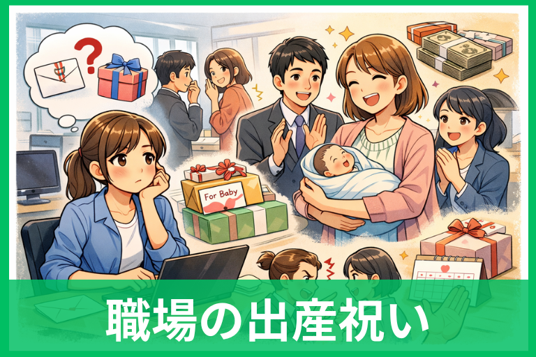 職場の出産祝いを渡す・渡さないで揉めないためのルール作りと一言例