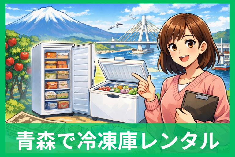 青森で家庭用の冷凍庫をレンタルした人へ 料金の目安と失敗しない選び方