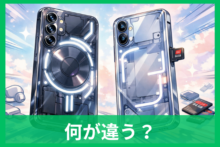 Nothing Phone (3a) とNothing Phone (3a) Liteの違いは？比較してどっちがおすすめか紹介！