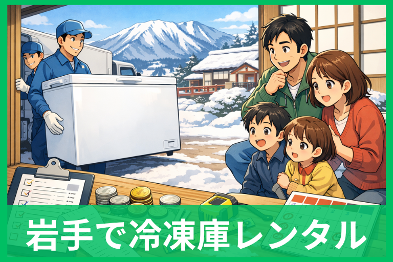 岩手で家庭用の冷凍庫を借りたい人へ 料金の落とし穴と失敗しない選び方