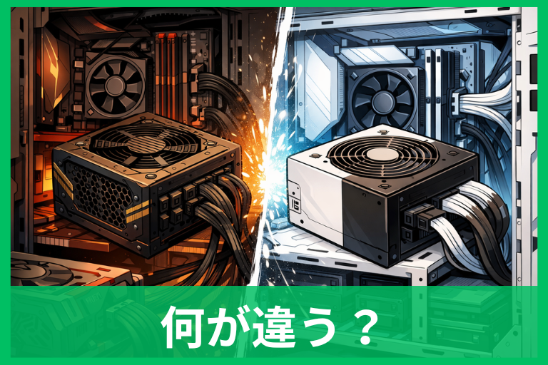 「TUF Gaming 850W Gold EVO」の違い PC電源ユニット「ASUS Prime 850W Gold」と比較