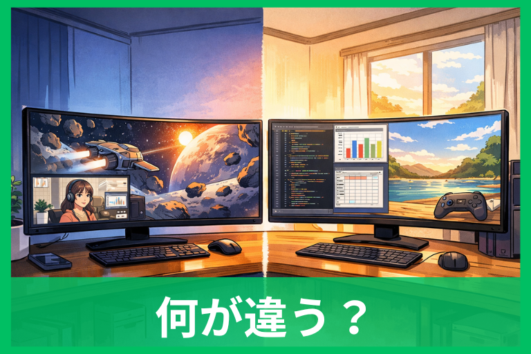 LG「34U640B-B」と「34U620B-B」の違いは？モニターを比較 どっちがおすすめ？