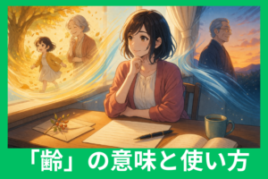 「齢」の使い方を例文つきでやさしく解説 意味・読み方・自然な表現と注意点までわかる