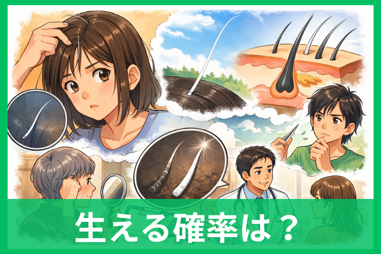 【宝毛の生える確率】どれくらいの人に生える？白髪との違い・生える理由・抜くかどうかをやさしく解説