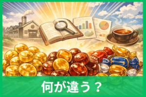 黄金糖と純露と黄金物語の違いは？べっこう飴との関係までやさしく解説