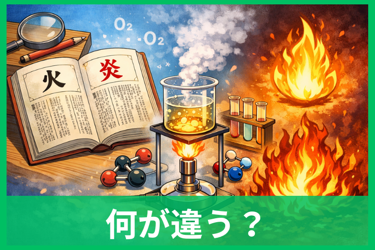 「火」「炎」「火炎」の違いとは？意味・使い分けをわかりやすく解説