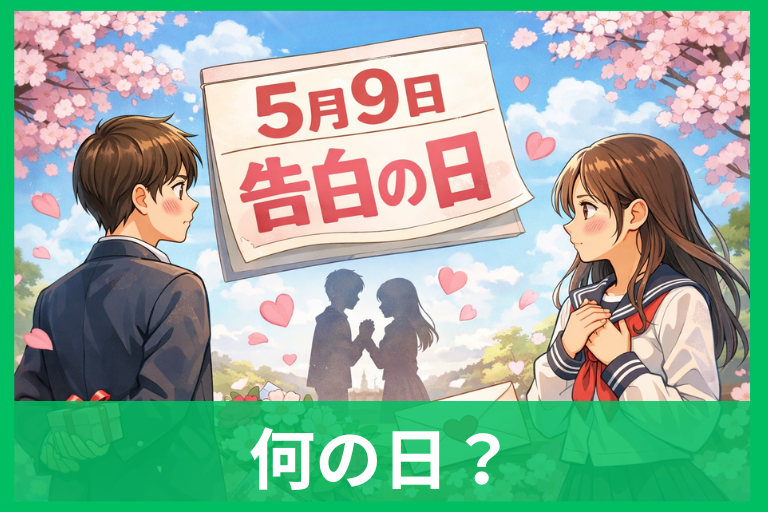 5月9日「告白の日」とは何の日？由来・意味・気持ちが伝わる伝え方をやさしく解説