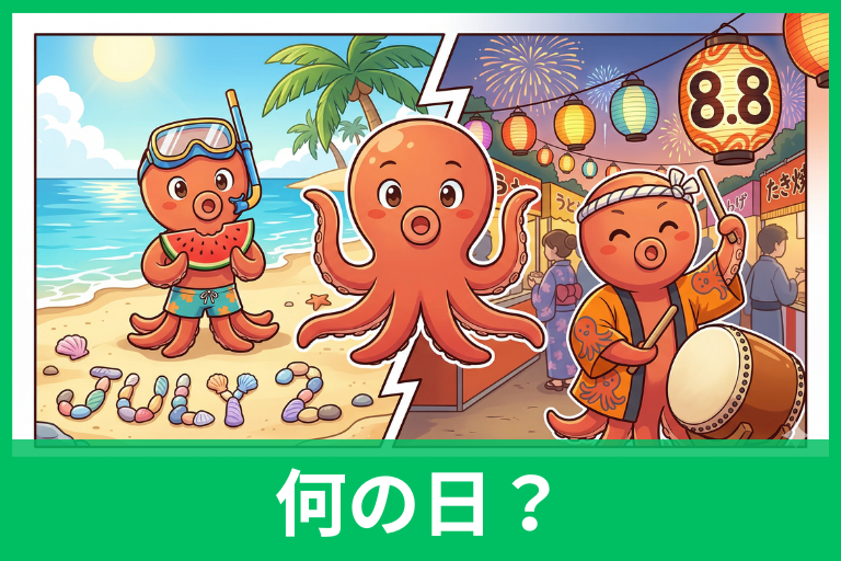 タコの日ってどんな日？7月2日と8月8日の違い 半夏生にタコを食べる理由をやさしく解説