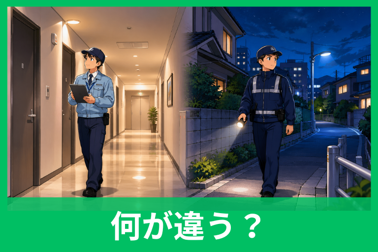 巡回とパトロールの違いとは？意味・使い分け・警備現場での役割をやさしく解説