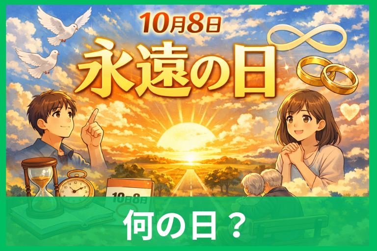 10月8日「永遠の日」とは何の日？由来・意味・結婚やプロポーズとの関係をやさしく解説