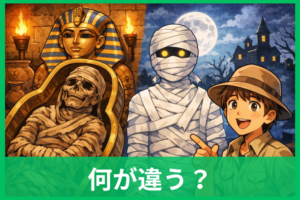 ミイラとマミーの違いは？同じ意味？語源・英語・歴史までやさしく解説