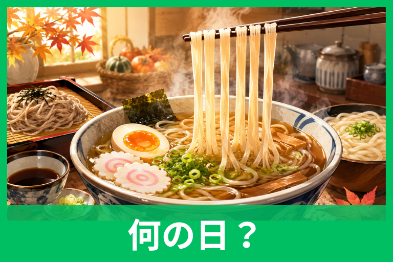 めんの日の由来とは？11月11日と毎月11日に込められた“細く長く”の意味