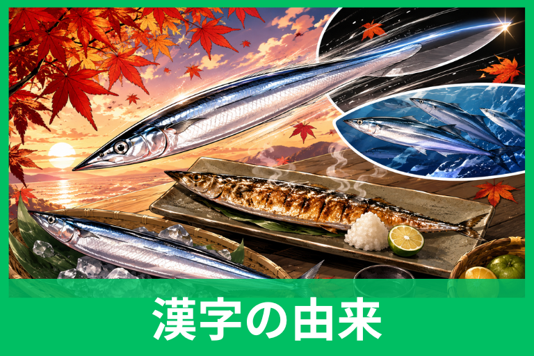 さんまの漢字「秋刀魚」の由来とは？なぜ3文字で書くのかをやさしく解説